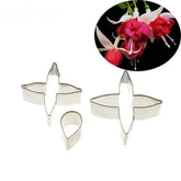 FUSCHIA FLOWER PETAL CUTTERS SET A315